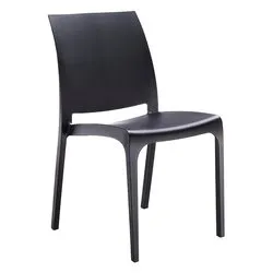 Sedia da esterno polipropilene VOLGA Black 300 4