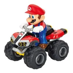 Radiocomando Quad 2,4 GHz scala 1:20 (19,5cm) MARIO KART Rosso e Blu 370200996X