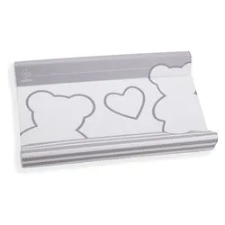 Materassino fasciatoio morbido con tasca (81x49x10cm) Matisse grey 050 6010 08