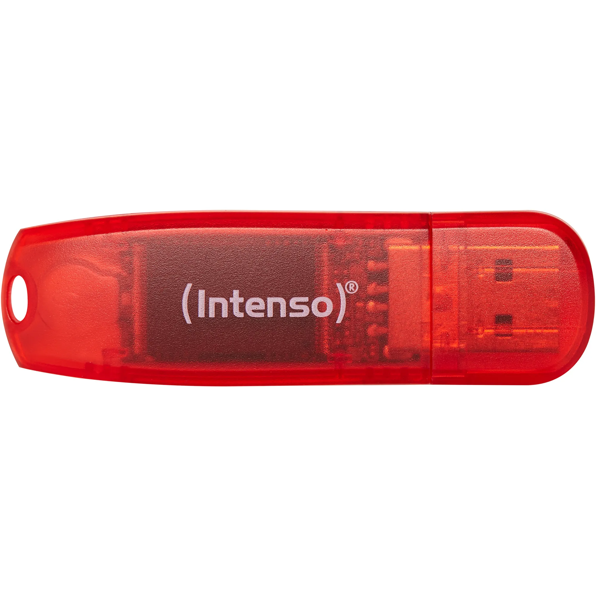 Rainbow Line unità flash USB 128 GB USB tipo A 2.0 Rosso, Trasparente, Chiavetta USB