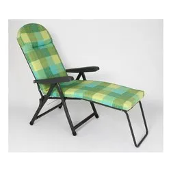 Sedia sdraio con poggiapiedi RODI Verde 7250 105 S59RON