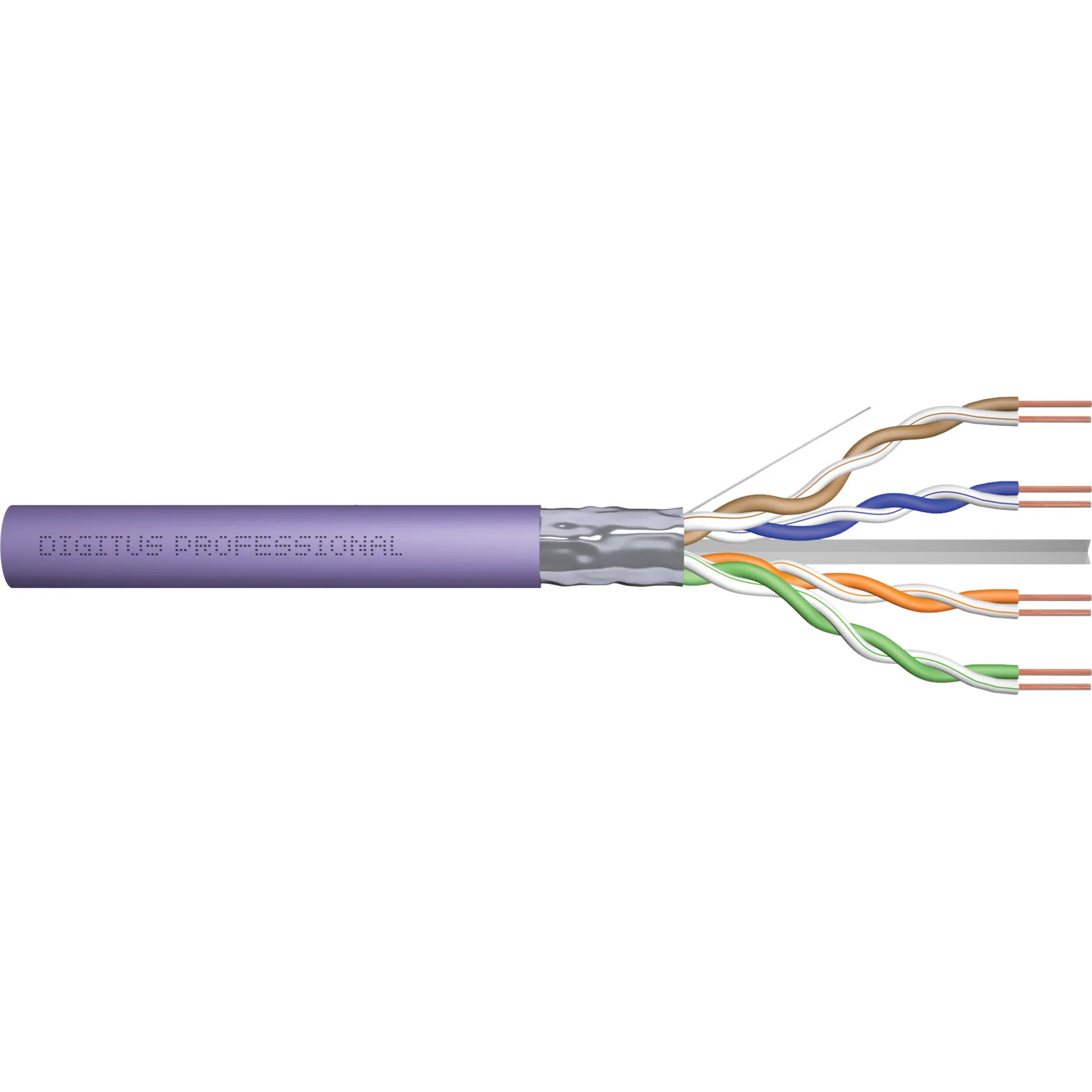 Cavo di posa professionale Cat.6 F/UTP simplex, Eca