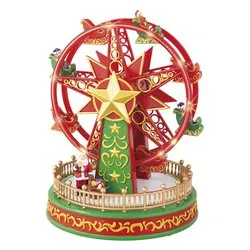 Ruota panoramica con movimento, luci e musica (18x23,5cm) Assortito 485641