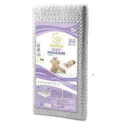 Materasso lettino antiacaro 0+ (125x62x11cm) MASSAGE 010 2311