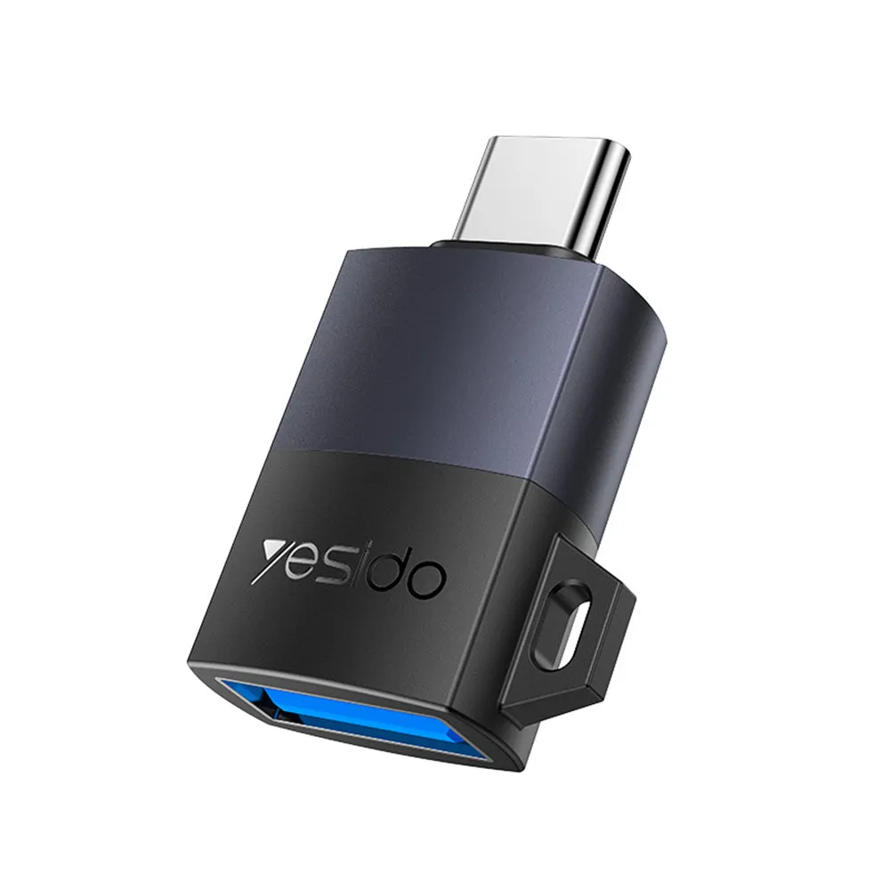 Adattatore OTG USB-C - USB-A Yesido GS31, Grigio