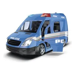 Automodello Unità Mobile con luci e suoni scala 1:20 POLIZIA 0338