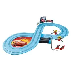 Playset Pista Disney Pixar Cars race of friends ( Batteria ) 1.FIRST 20063037