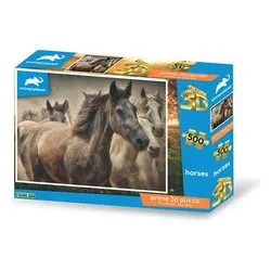 Puzzle 3D 500 pz Cavalli 6a+ (61x46cm) PRIME ANIMAL PLANET PU203000