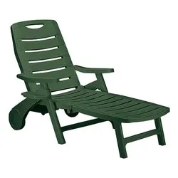 Lettino prendisole polipropilene PREMIERE Verde S6800V