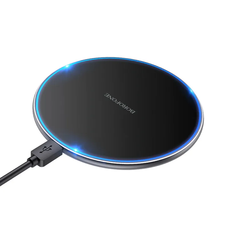 Caricabatterie Wireless Borofone BQ3 Pro, 15W, 1.67A, Nero