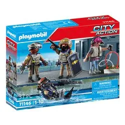 Unità Speciale 4 personaggi ( 37 pz ) CITY ACTION 5-10a 71146