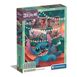 Puzzle 1000 pz Con poster incluso 14a+ (50x70cm) DISNEY STITCH 39793
