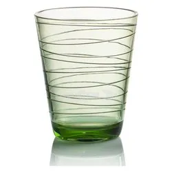 Bicchiere campeggio policarbonato (300ml) ONDA Trasparente verde 0830214S C43