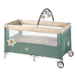 Lettino viaggio pieghevole doppia altezza (129x77x71,5cm) DUO LEVEL TOYS Botanic 6838 U78