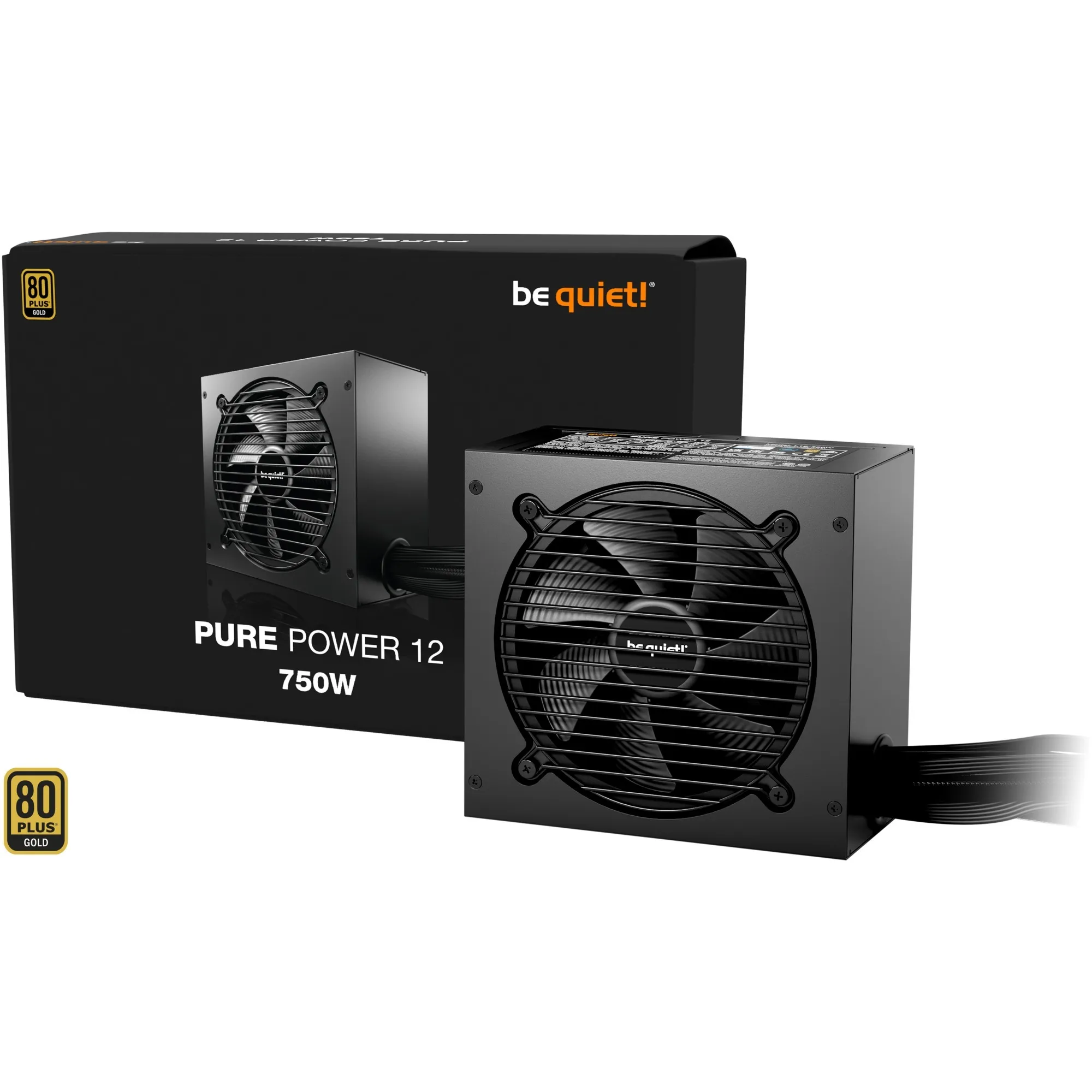 PURE POWER 12 750W alimentatore per computer 20+4 pin ATX ATX Nero, Alimentatore PC