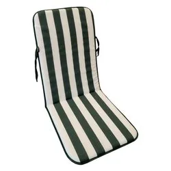 Cuscino alto misto cotone Riga verde Non sfoderabile
