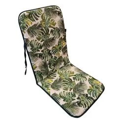 Cuscino alto misto cotone Bahamas verde Non sfoderabile