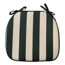 Cuscino seduta misto cotone Riga verde (42x39x3,5cm) Non sfoderabile