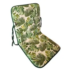Cuscino basso misto cotone Bahamas verde Non sfoderabile