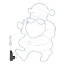 Babbo Natale (L39 H57 cm) luce fissa (1pz) 288 luci - LED Rosso e Bianco 54745