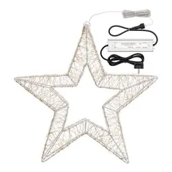 Stella 3D (L55 H55 cm) 1 gioco di luce (1pz) 2000 luci - MICROLED Bianco caldo IP44 75672