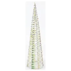 Cono luce fissa (D20 H80 cm) (1pz) 40 luci - LED Bianco caldo 43225