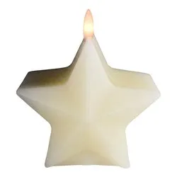 Candela led Natale CHRISTMAS con timer Avorio D3905