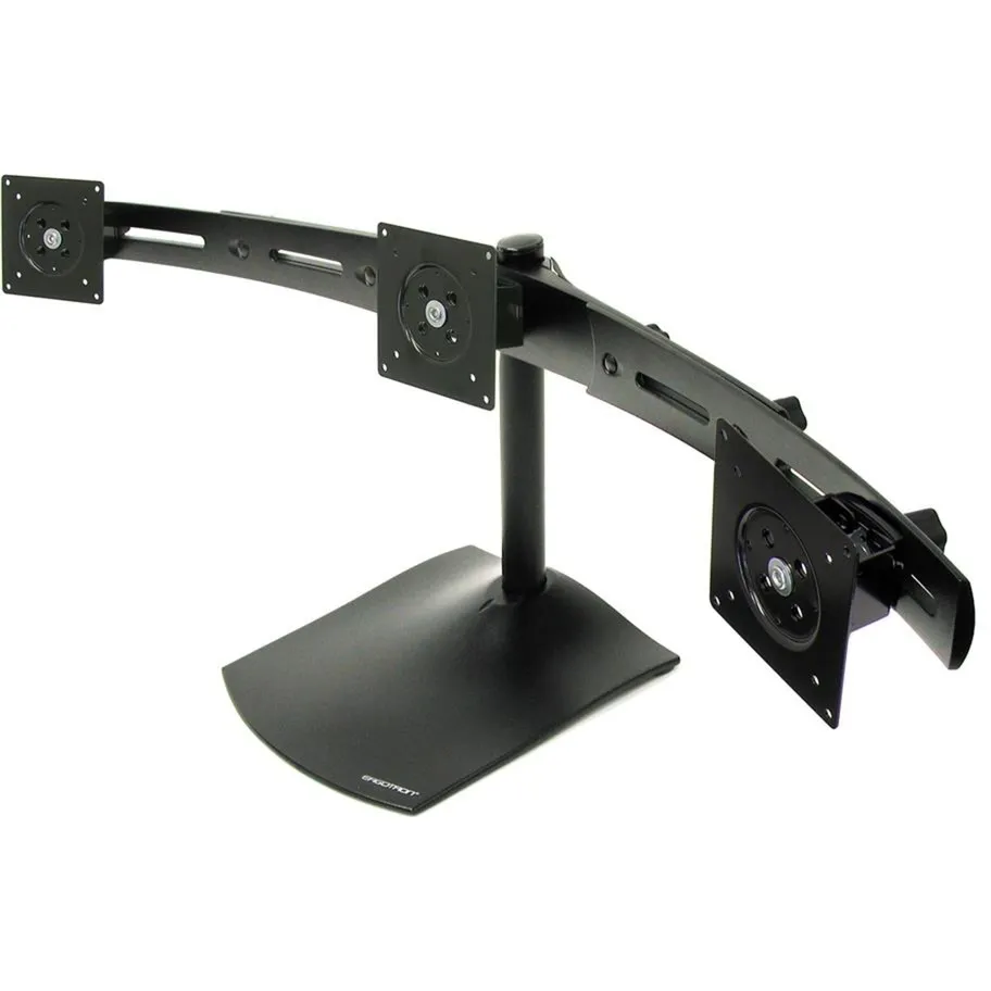 DS Series DS100 Triple Monitor Desk Stand 53,3 cm (21") Nero Scrivania, Base per monitor