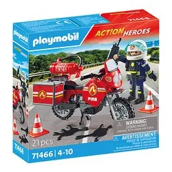 Moto dei pompieri ( 21 pz ) ACTION HEROES 4-10a 71466