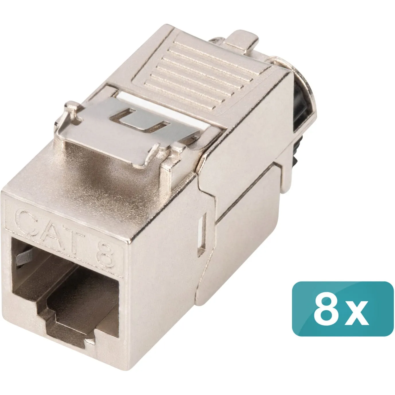 Modulo Keystone Cat. 8.1, schermato, 8 pezzi, Modulo di Keystone