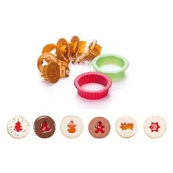 Stampo biscotti Natale (8pz) DELICIA 630912