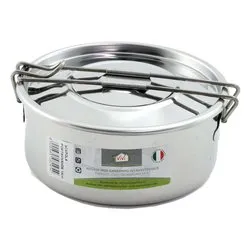 Portavivande termico inox pentolino (14x6,5cm) VIVI Silver SP14