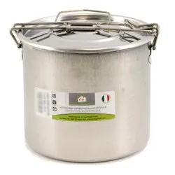 Portavivande termico inox pentolino con pietanziera (10x12cm) VIVI Silver PPO