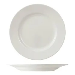 Piatto piano melamina (22,6cm) Bianco 0100BB