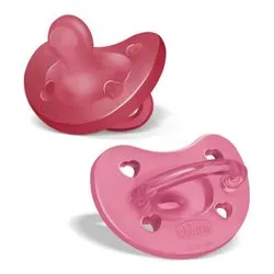 Gommotto bimba Dual Soft (16-36m) silicone 2 pz PHYSIOFORMA Rosso e Rosa 7308651