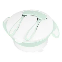 Set pappa 4 pz (6m+) con ventosa antiribaltamento BOWL 4 IN 1 Mint 31302040128