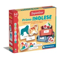 Gioco prescolare Primo Inglese 3-5a SAPIENTINO BABY MONTESSORI 16868