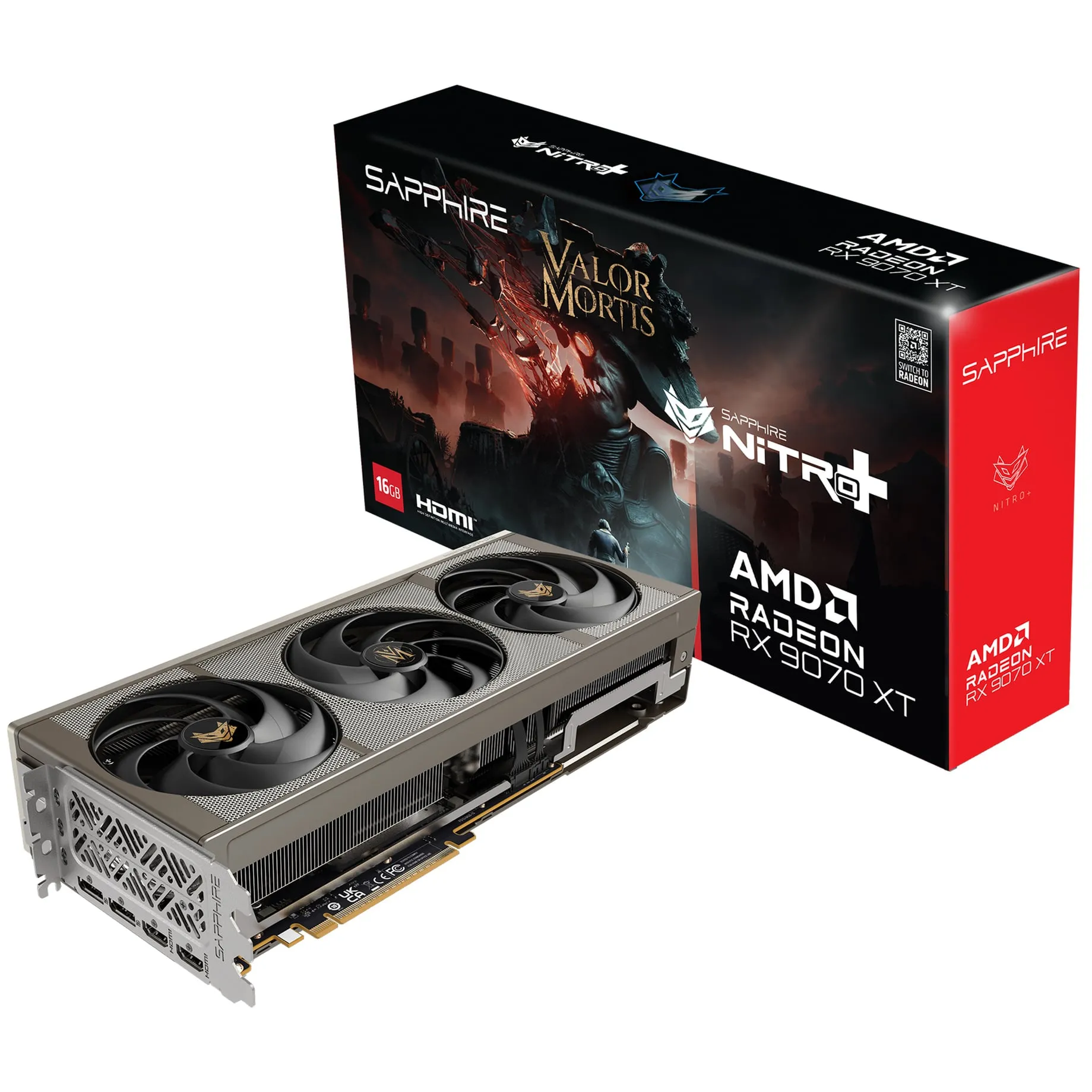 Radeon RX 9070 XT Nitro+ Valor Mortis Edition, Scheda grafica