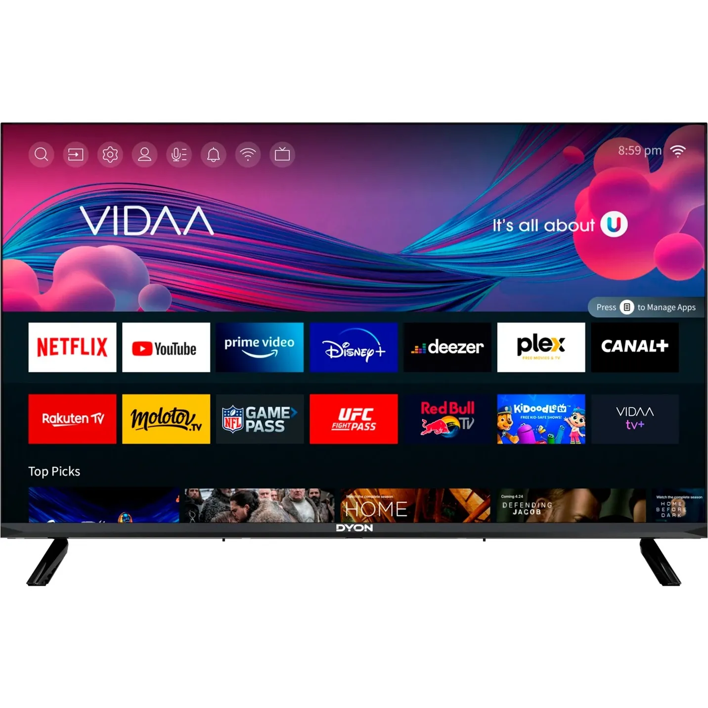 SMART 40 VX-2, Televisore LED