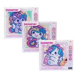 Set mosaico Kawaii Unicorn quadretto DIAMANTINY Assortito 90035