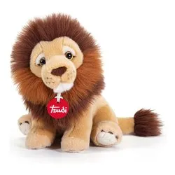 Peluche Leone Narciso S (13x20x14cm) CLASSIC Beige, Nero e Bianco 27541