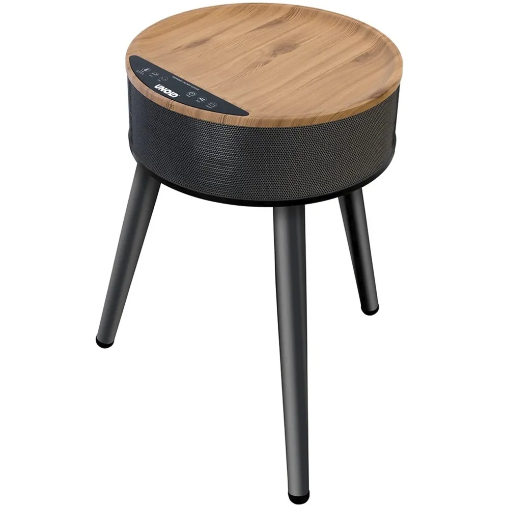 86545 stufetta elettrica Interno Nero, Legno Riscaldatore ambiente elettrico con ventilatore, Termoventilatore