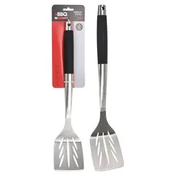 Paletta barbecue inox (45cm) Cromo satinato e Nero C04000110