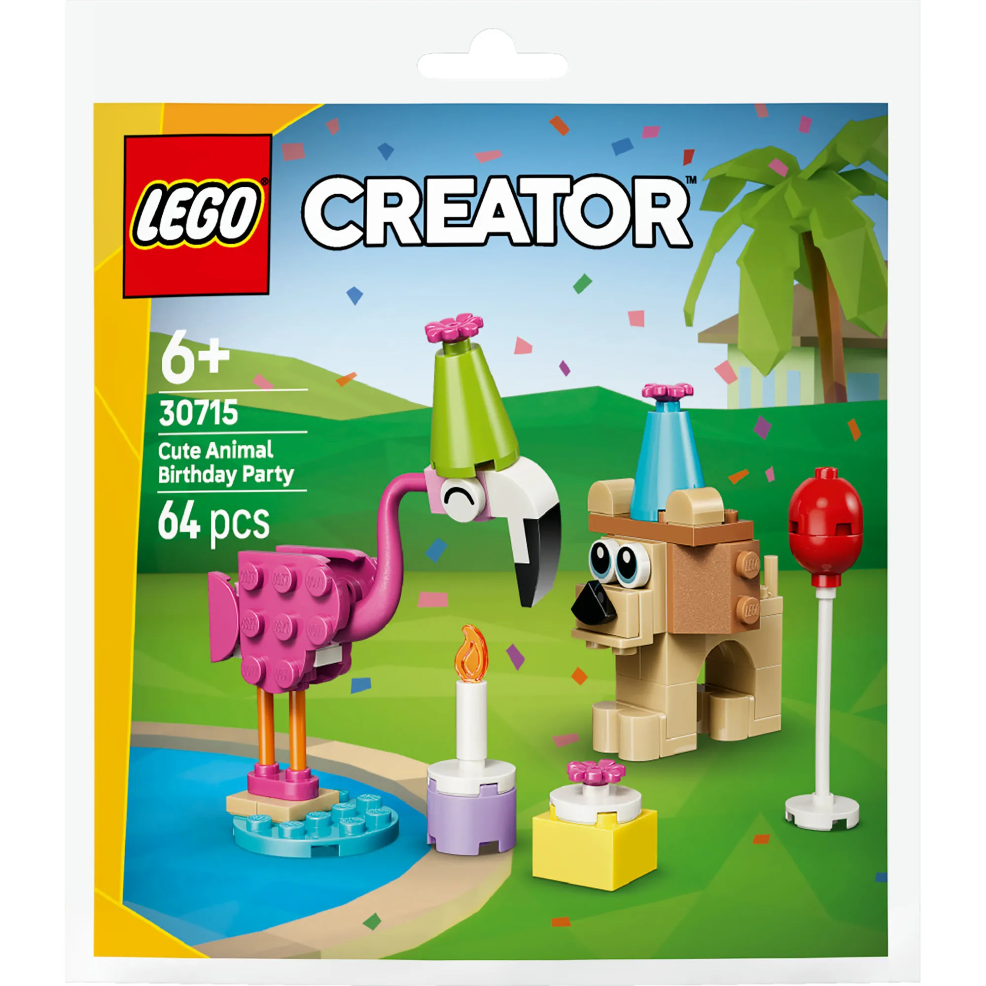 Creator Animali carini festeggiano il compleanno, Giochi di costruzione