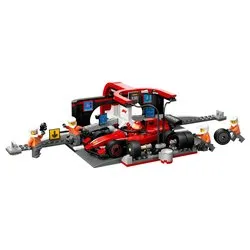 Pitstop e meccanici con monoposto Ferrari F1 ( 322 pz ) CITY FORMULA1 6a+ 60443