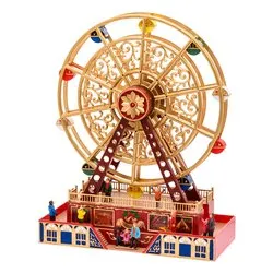 Ruota panoramica con movimento, luci e musica (38x17x48cm) XMAS KING 76884