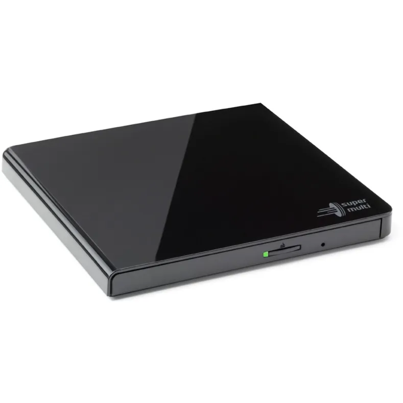 Slim Portable DVD-Writer lettore di disco ottico DVD±RW Nero, masterizzatore DVD esterno