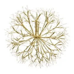 Ramo sfera Champagne (D40 cm) 1 gioco di luce (1pz) RICH 576 luci - MICROLED Bianco caldo IP44 77508