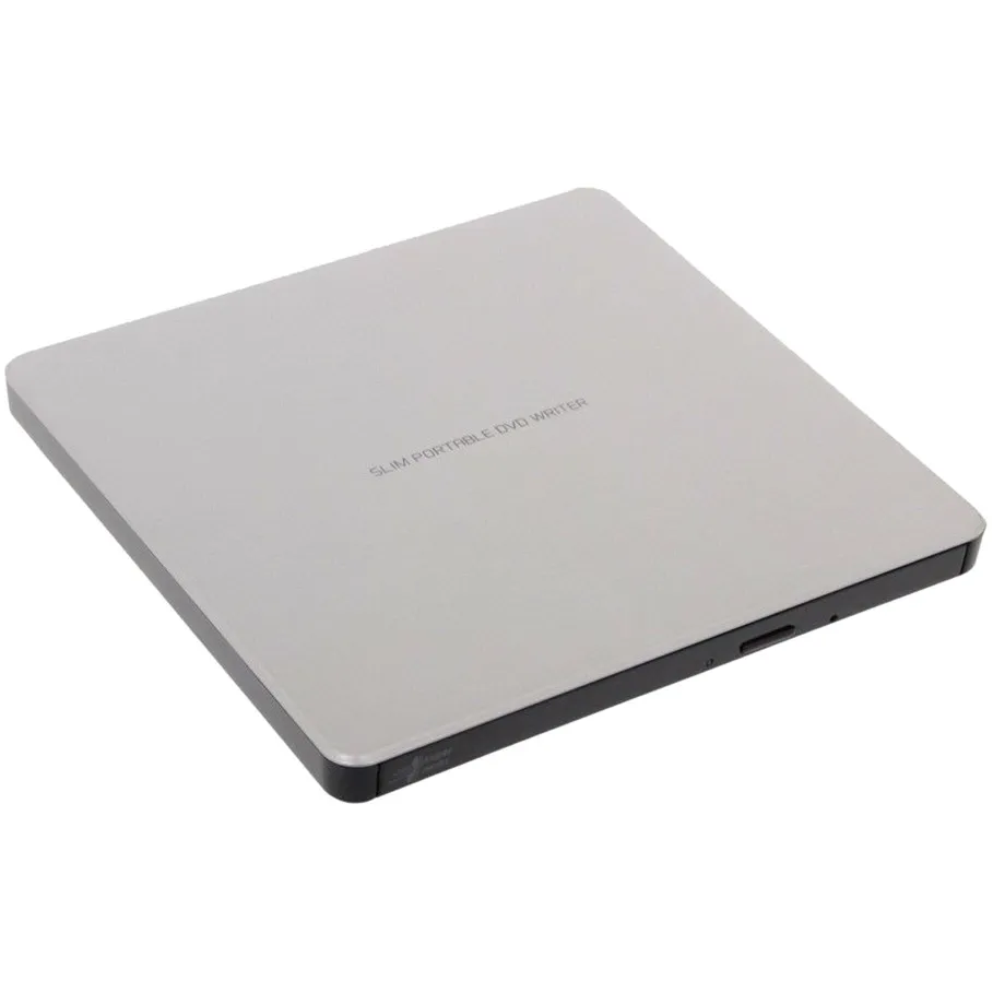 Slim Portable DVD-Writer lettore di disco ottico DVD±RW Argento, masterizzatore DVD esterno