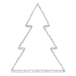 Albero Natale soprammobile Bianco 78345 (38cm) 240 luci - MICROLED